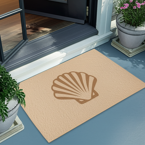 Seashell Pattern Doormat