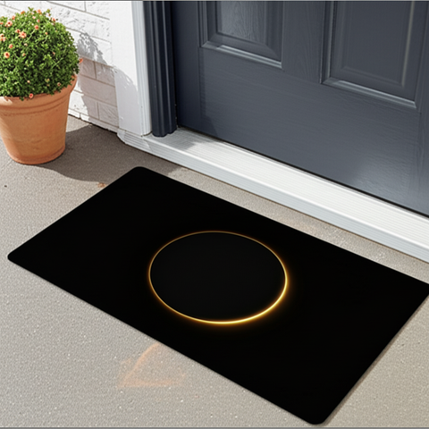 Abstract Neutral Doormat