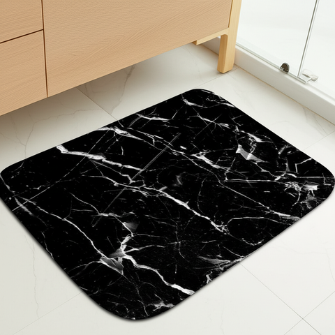 Marble Texture Bathroom Mat