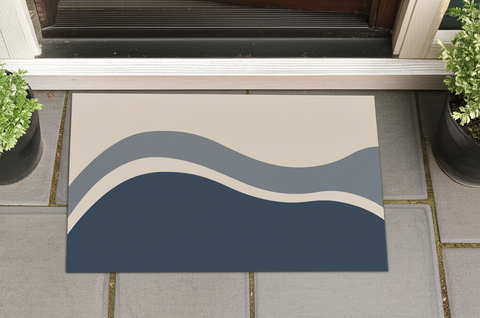 Modern Waves Doormat