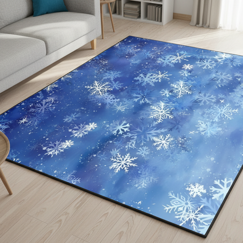 Winter Snowflake Rug