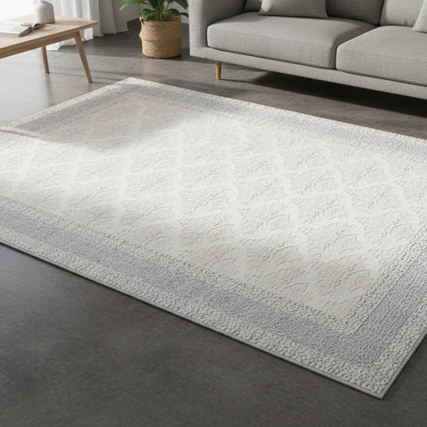 Elegant Damask Rug