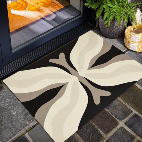 Abstract Eclipse Doormat