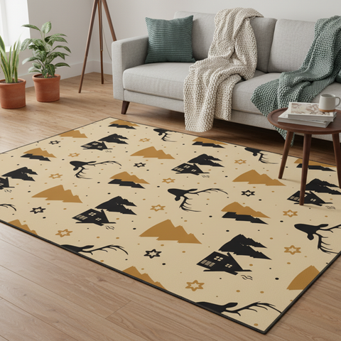 Rustic Christmas Rug