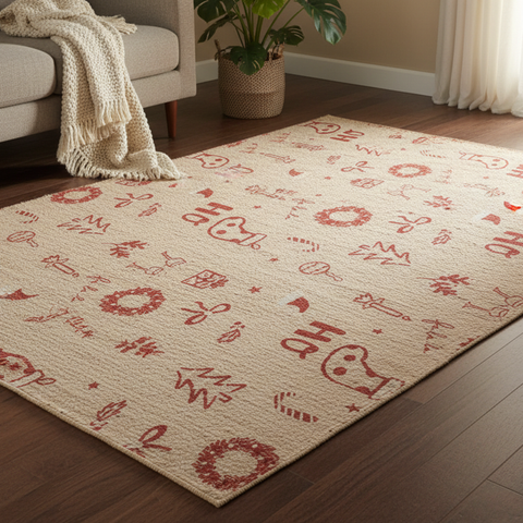 Festive Christmas Rug