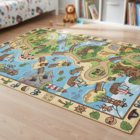 Cartoon Safari Rug