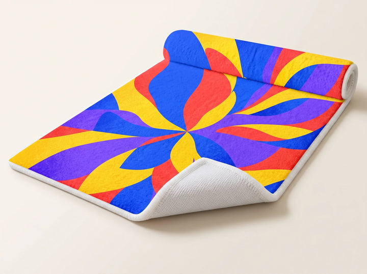 Modern Abstract Personalized Premium Rug — clean product view