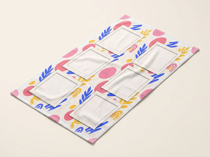 Photo Collage Personalized Beach Towel — clean product view