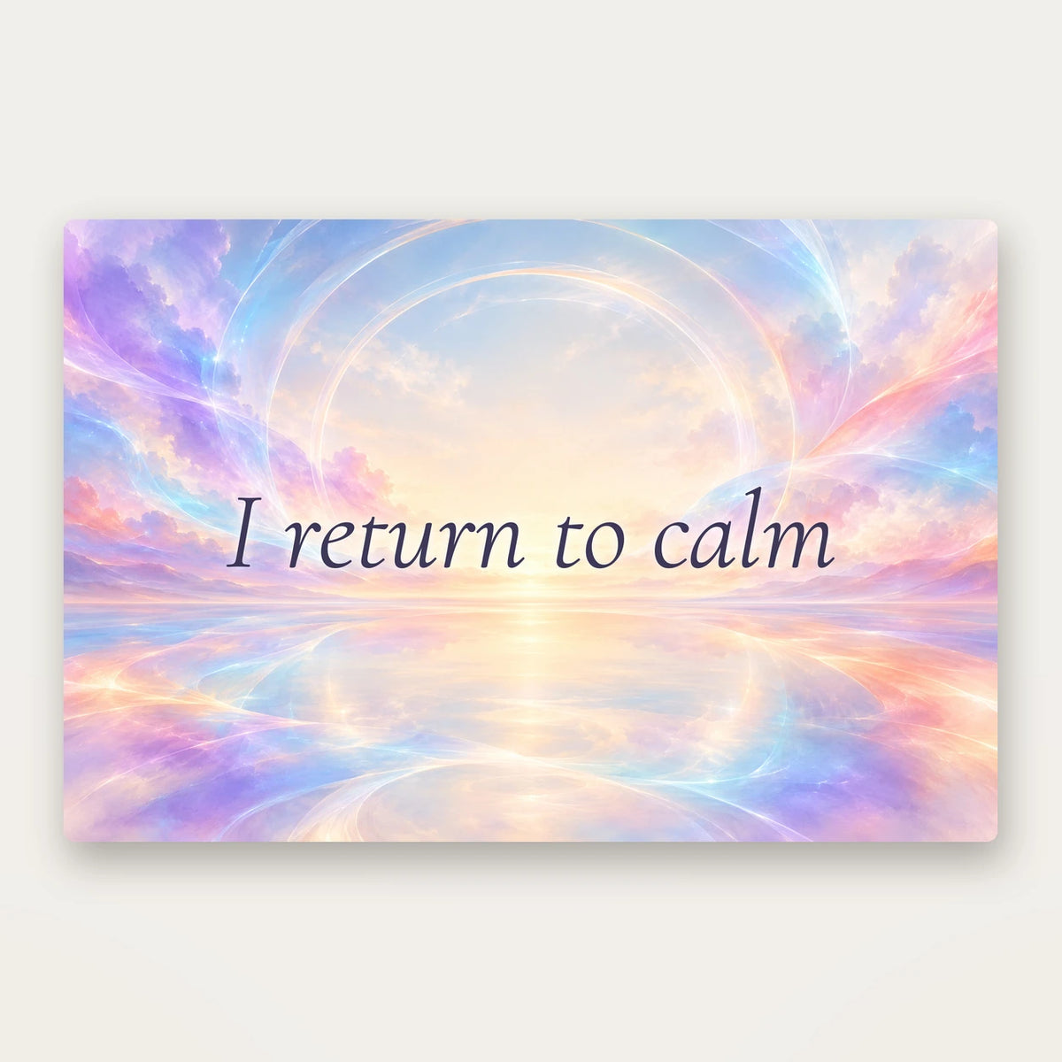 Personalized Quiet Mantra Meditation Rug with sample personalization