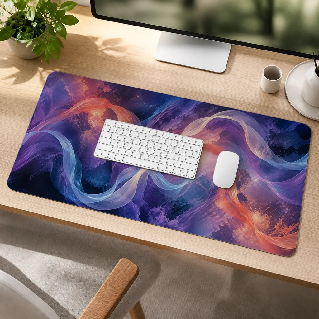 Ribbon Horizon Aether deskmat mockup view 4
