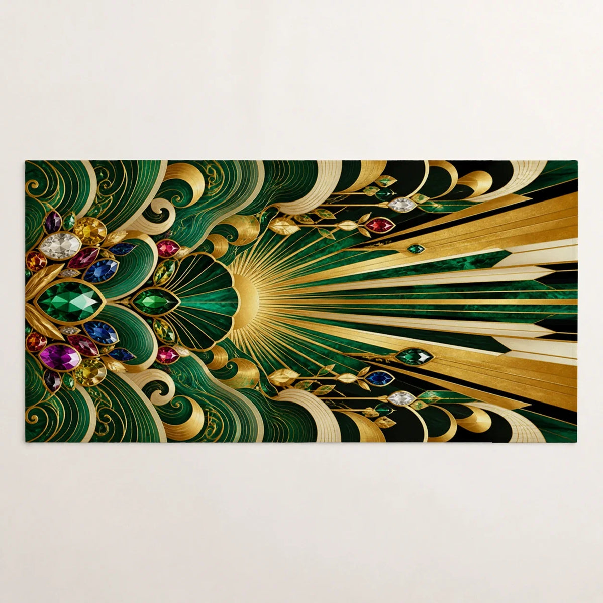 Riviera Fortune Plutus Vibe beach towel mockup view 1