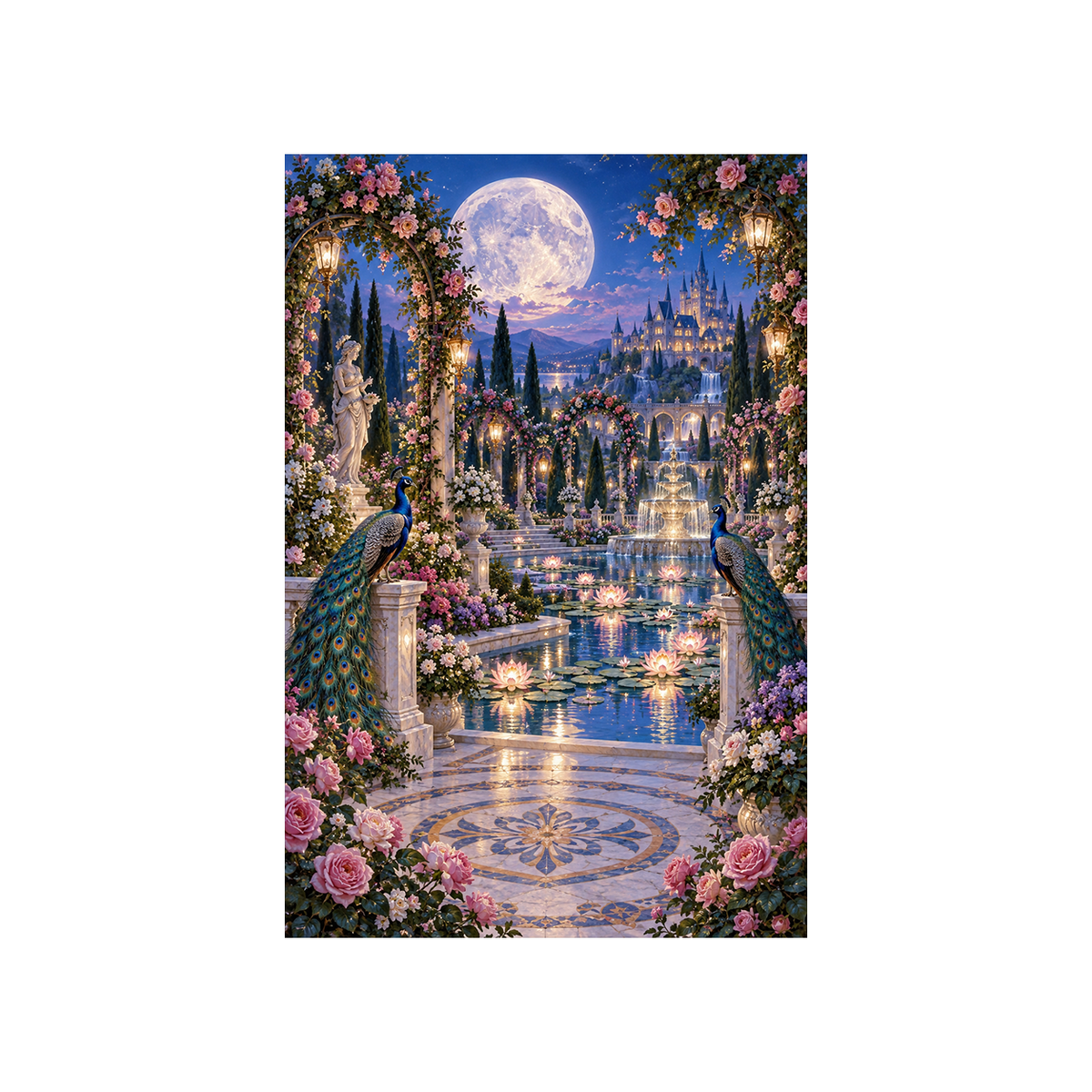 Royal Moon Garden Eldoria Area Rug — product view 1