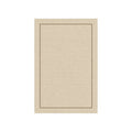 Kartela Sisal Line washable sisal-look minimal area rug in Beige, flat product view on a white background