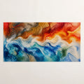 Tideflame Elemental beach towel mockup view 1