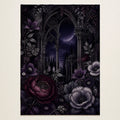 Velvet Night Nyx fleece blanket mockup view 1