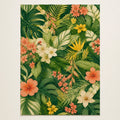 Verdant Embrace Chloris fleece blanket mockup view 1