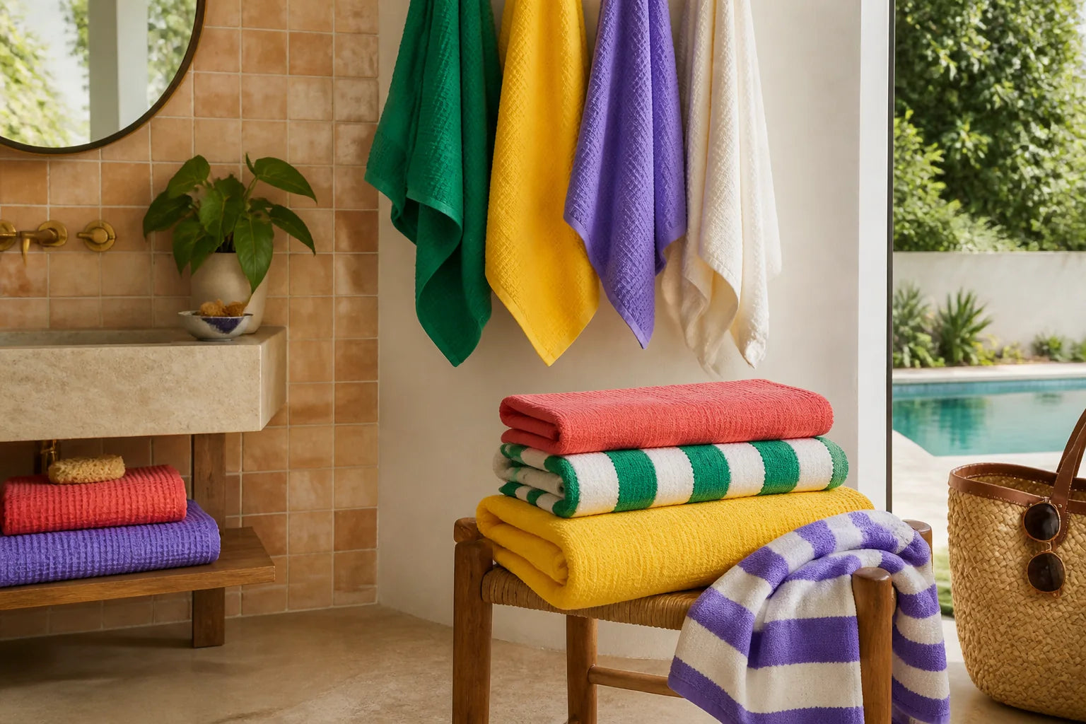 Towels collection atmosphere